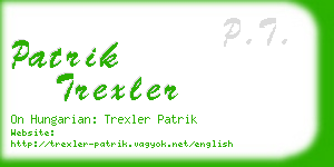 patrik trexler business card